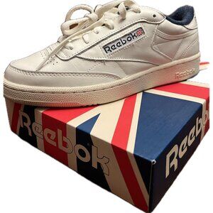 Reebok, CLUB C 85 VINTAGE, Unisex, Size M 6.5/ W 8, Chalk / Alabaster / Vector